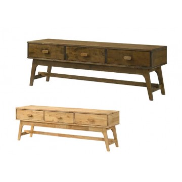 TV Console TVC1635 (Solid Wood) Available in 2 colors)